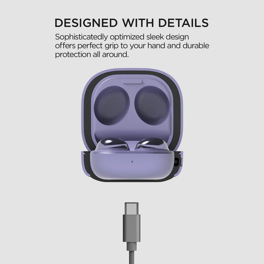 Modern Galaxy Buds Case (2023, 2022, 2021, 2020) - Purple