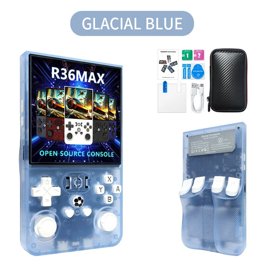 2026 New Arrival Hot R36 Max Retro Mini Portable Pocket 64gb 128gb R36s Max Handheld Game Console for Boy Game Gift