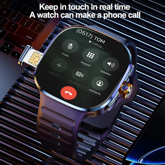 Reloj inteligente 4G/5G con pantalla más grande de 2,40 pulgadas con 190 ° Cámara giratoria GPS posición WIFI conectar aplicación descargar Android 10.0 reloj inteligente
