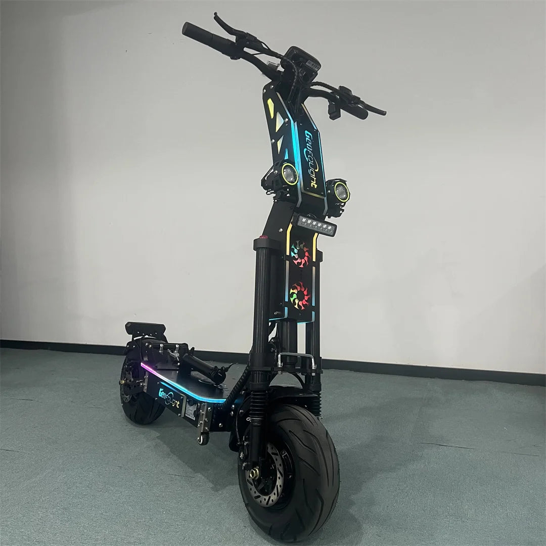 Scooter Eléctrico G14 72V 10000W LIVIAE con Doble Motor, Arranque con Tarjeta NFC, Asiento Gratis, Scooter Eléctrico de Largo Alcance 40-100AH