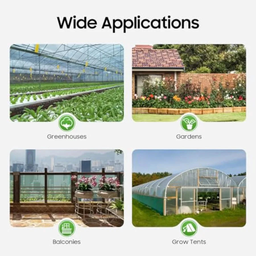 Sistema Hidropónico de 5 Galones, Cultivo en Agua Profunda de 7 Cubetas con Goteo Recirculante para Jardinería Interior en Balcón, RDWC 1+6 + Top Fee