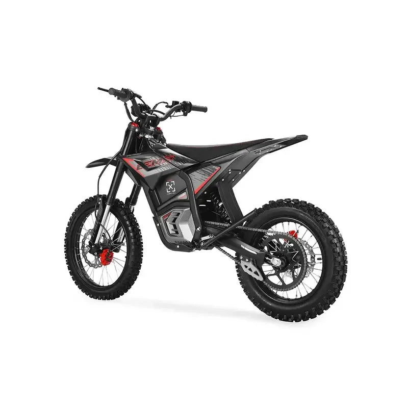 Motocicleta Eléctrica Todoterreno con Luz y Pantalla, 4500W (Máx. 70km/h), 60V, Alcance 75km, Llantas 17"/14", Frenos Hidráulicos