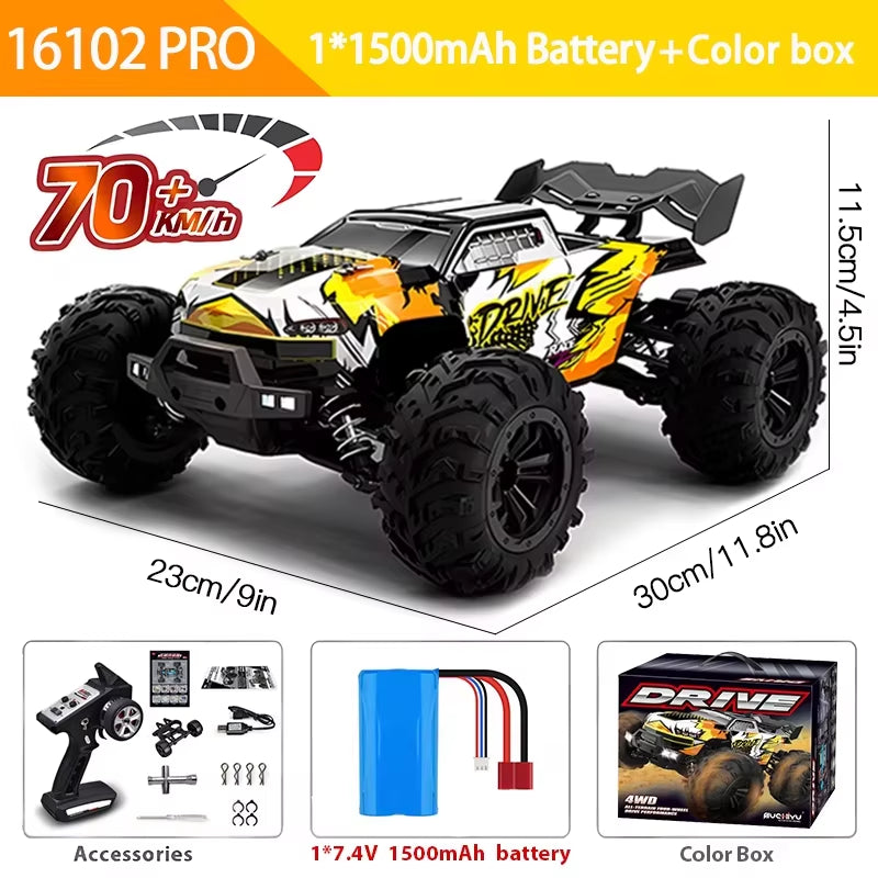 1:16 RC High Speed Car Off-Road 4WD Monster Truck Climbing Vehicle Boys Toy Remote Control Car