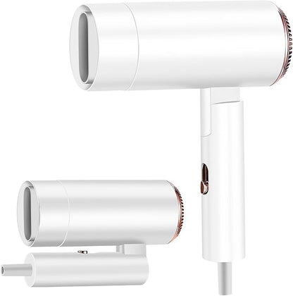 Flintronic Secador De Pelo, Secador De Pelo Iónico Profesional Poderoso De 1500 W, Secador De Viaje Con Mango Plegable, 3 Ajustes De Calor, Secado Rápido, Para Peinados De Hombres Mujeres Múltiples
