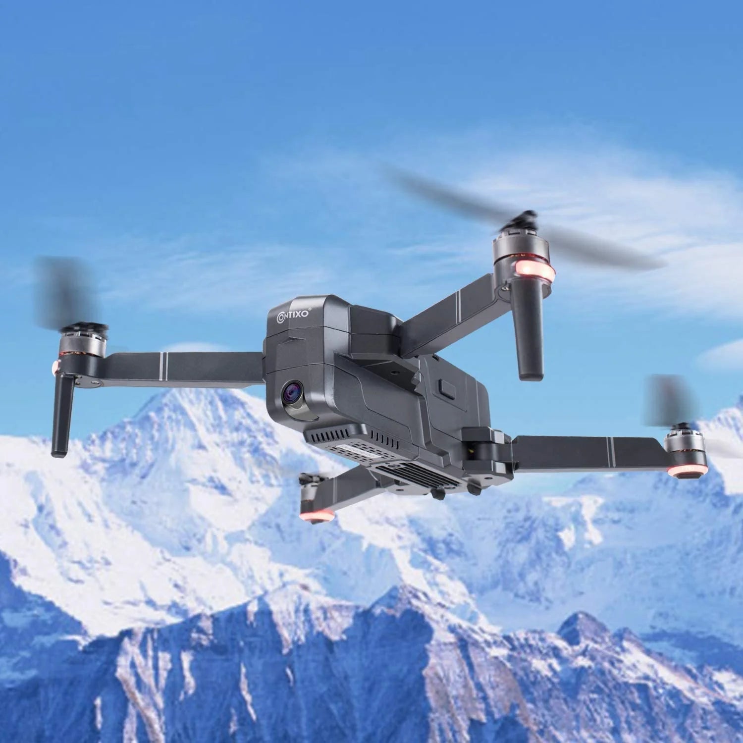 F24 Pro GPS Drone with Camera, 4K RC Drone with 30-Min Flight and 1600 Ft Range, Foldable, Black