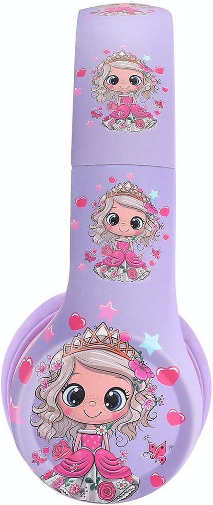 Kids Limited Volume over Ear Headphones for Kids Girls Children School (Princess Girl)