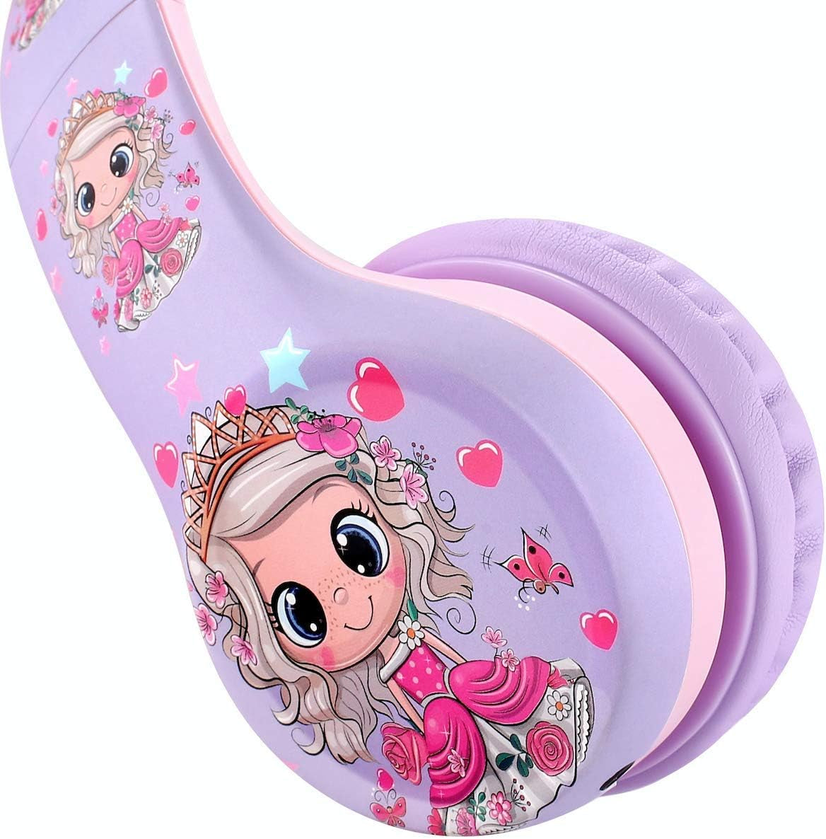 Kids Limited Volume over Ear Headphones for Kids Girls Children School (Princess Girl)