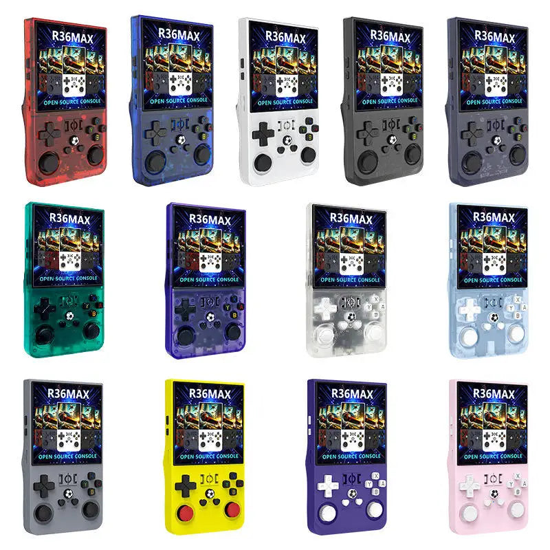 2026 New Arrival Hot R36 Max Retro Mini Portable Pocket 64gb 128gb R36s Max Handheld Game Console for Boy Game Gift