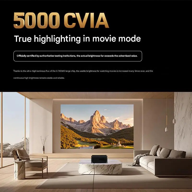 N-XGIMI T10 0.78DMD Laser 5000CVIA HDR Cinema Projector 12w*2 Speaker 4K Home 3D Built-In Proyector for Home Use