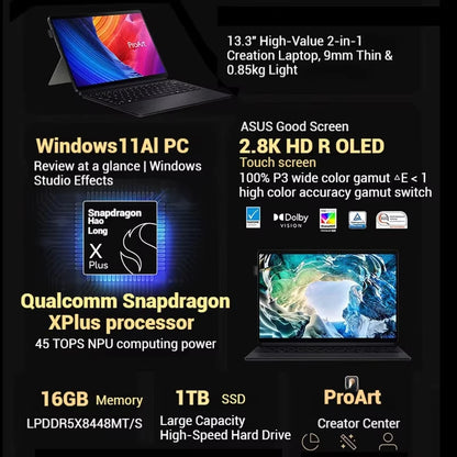 laptop proart x snapdragon processor s brand new 13inch computers handwritten touch screen low price computer