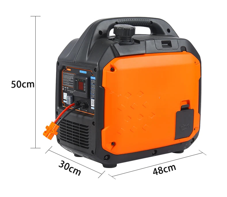 Low Noise 12 24 Volt DC Generator 7L Fuel Tank 12V 24V Lithium Battery Charger for Vehicle Parking Air Conditioner