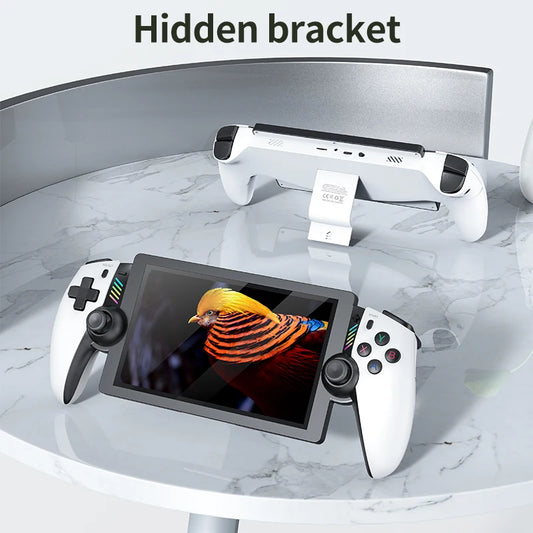 M28  Retro Video Game Console 7.1-Inch IPS Large Screen Handheld Game Console 128GB Handheld Game Player Handheld Gaming Console
