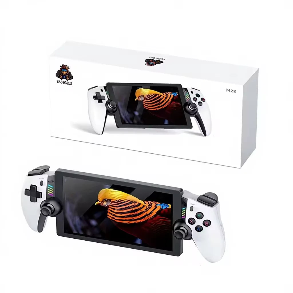 M28 Octa-core 7.1 Inch Large Screen Video Gampad Linux System 4000mAh Battery Handheld Game Console Support PS2 Emulator