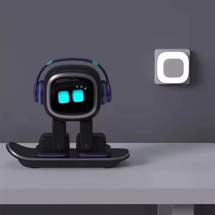 Robot Inteligente de Interacción Emocional con IA, Robot de Compañía Electrónico con Control por Voz