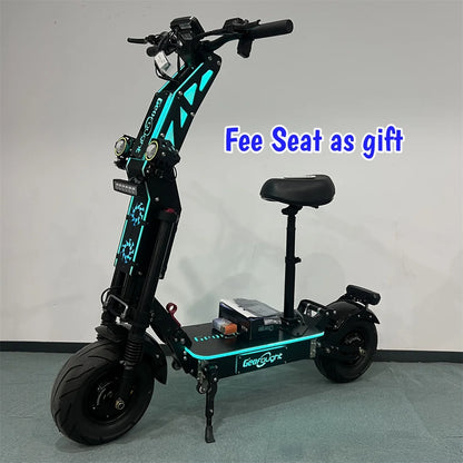 Scooter Eléctrico G14 72V 10000W LIVIAE con Doble Motor, Arranque con Tarjeta NFC, Asiento Gratis, Scooter Eléctrico de Largo Alcance 40-100AH