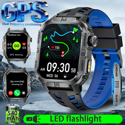 Reloj Inteligente Deportivo para Hombre, Modelo 2026, Resistente al Agua IP68, GPS, Alta Definición, Bluetooth, Llamadas, Regalo para el Día de San Valentín