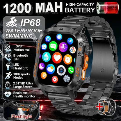 Nuevo Reloj Inteligente T-Rex 3 2026 con GPS de Grado Militar, Brújula, Llamadas Bluetooth, 1200mAh, Más de 100 Deportes