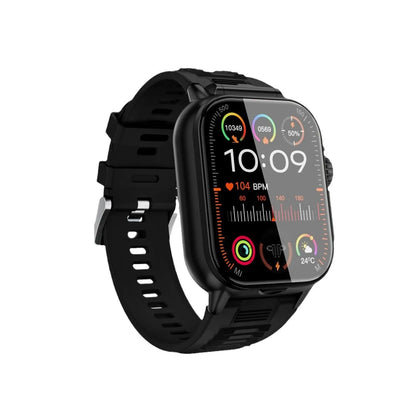 Reloj inteligente 2 en 1 GT8 con pantalla completa táctil Bluetooth con auriculares reloj inteligente monitor de ritmo cardíaco y presión arterial reloj deportivo