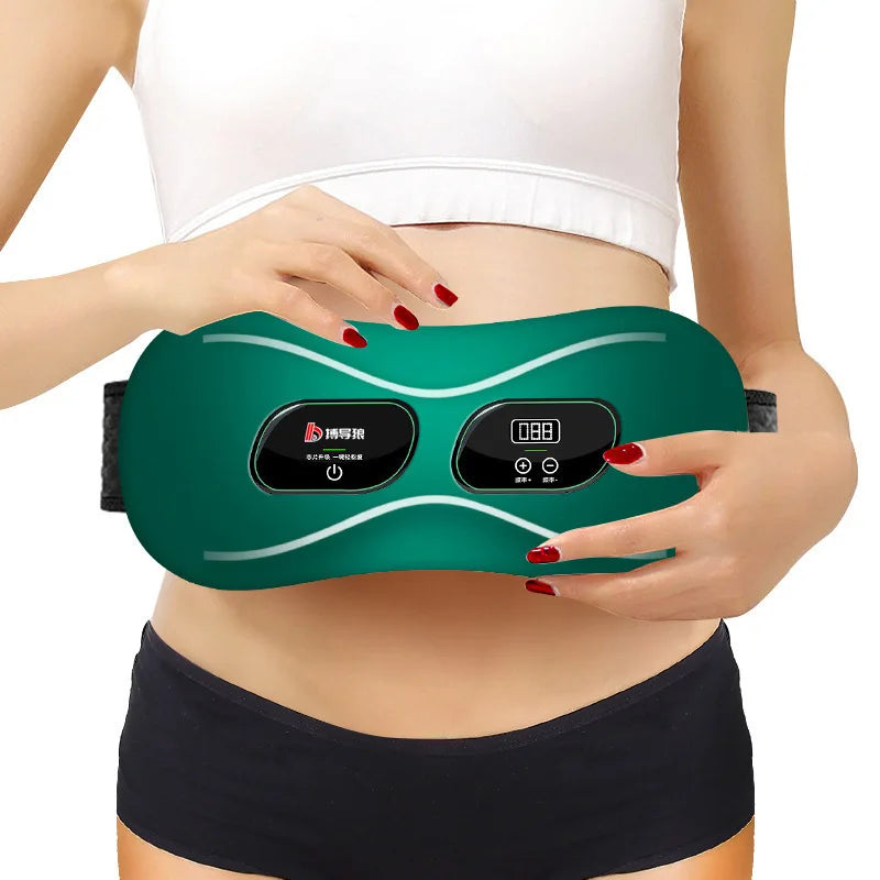 Masajeador abdominal de la aptitud de la correa de masaje de la vibración de la calefacción, masajeador abdominal, máquina de agitación abdominal