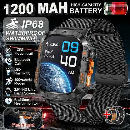 Nuevo Reloj Inteligente T-Rex 3 2026 con GPS de Grado Militar, Brújula, Llamadas Bluetooth, 1200mAh, Más de 100 Deportes