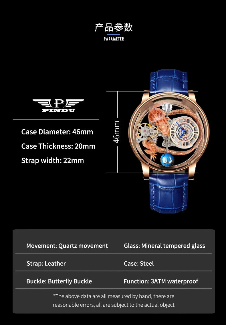Reloj de pulsera de cuarzo para hombre, cronógrafo de pulsera de cuarzo, con diseño de PDU, modelo James & Co, con sistema Solar de astronomía, Serie Mundial de Basel y serie de joyería, a la moda, novedad de 2023