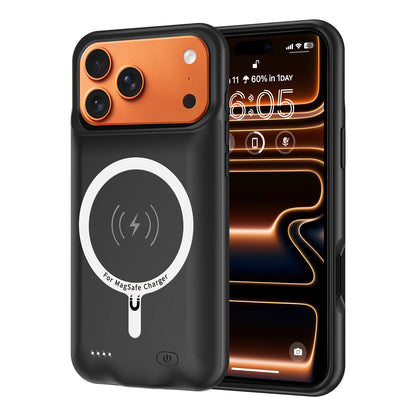 Funda de batería magnética de 10000mAh para iPhone 17 Air 17 Pro Max, funda de cargador portátil, funda de cargador de Banco de energía de carga inalámbrica