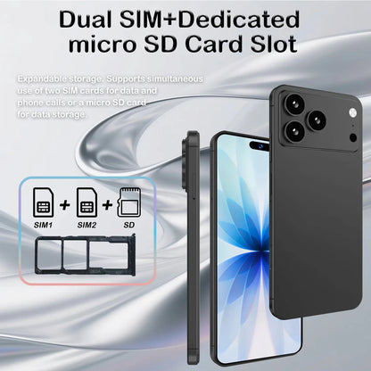 Versión Global 2026 I17 Promax Pro 4G 5G Sistema Dual SIM Dual Standby Original Inteligente Pantalla de 7.3 Pulgadas Batería de 8000mAh ¡Recién Llegado!