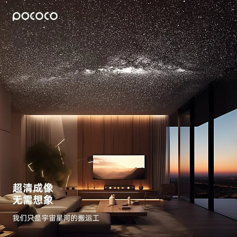 POCOCO Proyector Galaxy Proyector Galaxy Star Planeta Immersive - Discos para Proyector POCOCO Galaxy, 5k Ultra HD, 9 Piezas