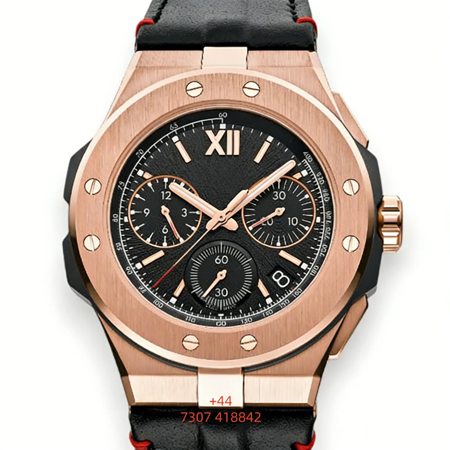 Reloj Mecánico Personalizado de 33 mm 4001 con Movimiento Ppf Factory 09.01-C, Zafiro Luminoso de la Más Alta Calidad