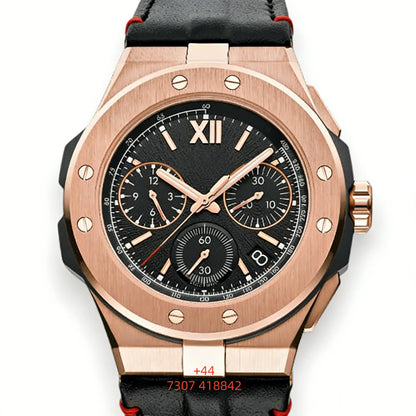 Reloj Mecánico Personalizado de 33 mm 4001 con Movimiento Ppf Factory 09.01-C, Zafiro Luminoso de la Más Alta Calidad