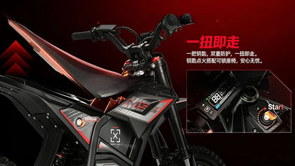 Motocicleta Todoterreno Eléctrica EM-5Pro 60V2500W de Alta Potencia