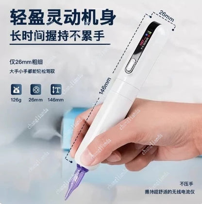 Máquina Profesional Inalámbrica para Tatuaje de Cejas y Maquillaje Permanente, Nueva Máquina de Maquillaje Permanente