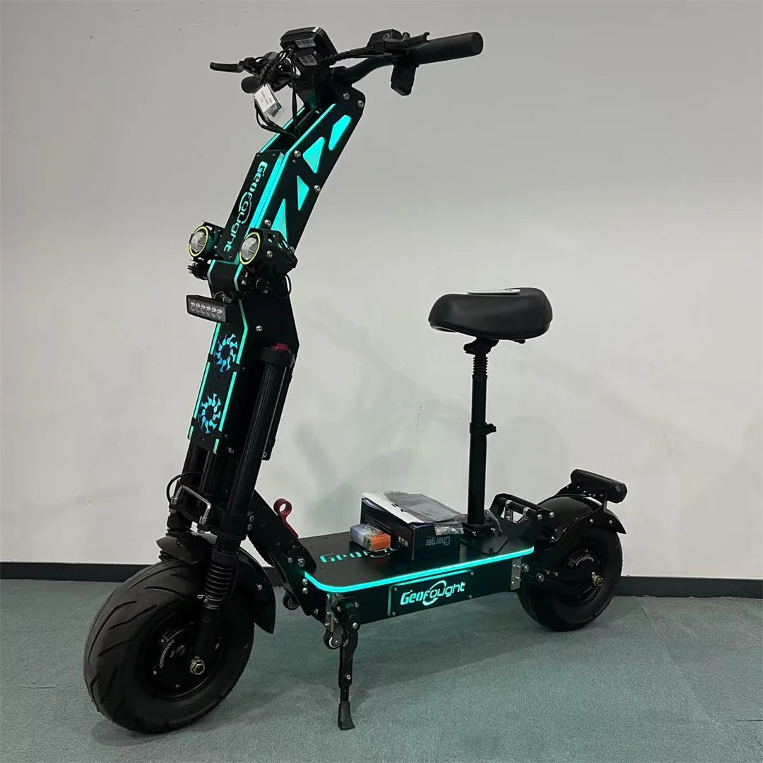 Scooter Eléctrico G14 72V 10000W LIVIAE con Doble Motor, Arranque con Tarjeta NFC, Asiento Gratis, Scooter Eléctrico de Largo Alcance 40-100AH