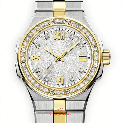 Reloj Mecánico Personalizado de 33 mm 4001 con Movimiento Ppf Factory 09.01-C, Zafiro Luminoso de la Más Alta Calidad
