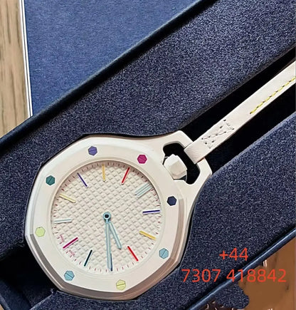 Reloj de pulsera de lujo personalizado, con cristal de zafiro y movimiento integrado personalizado.