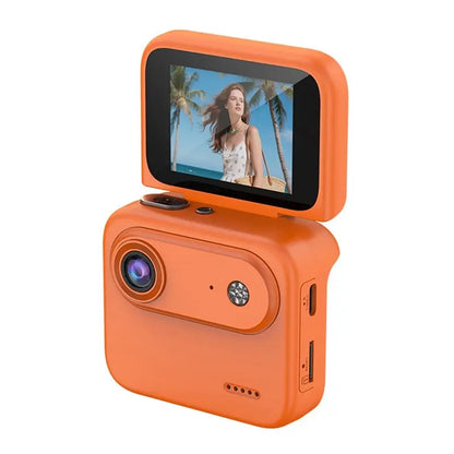 【NUEVO】Cámara de acción 4K resistente al agua, cámara de vlog con pantalla abatible HD de 2,0 pulgadas para deportes, ciclismo, viajes y grabación