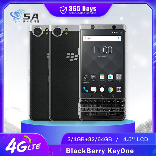 BlackBerry-teléfono inteligente Keyone 4G LTE, SmartPhone Original de 4,5 pulgadas, 3GB + 32GB / 4GB + 64GB, cámara de 8MP, Octa Core