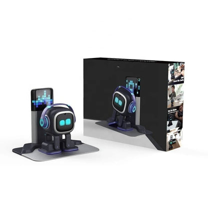 Robot Inteligente de Interacción Emocional con IA, Robot de Compañía Electrónico con Control por Voz