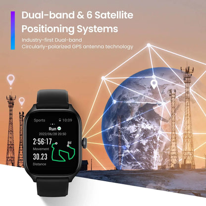 Amazfit GTS 4 Smartwatch 150 modos deportivos GPS Alexa Bluetooth 5,0 almacenamiento de música relojes inteligentes máquina reacondicionada 95 nuevo sin caja