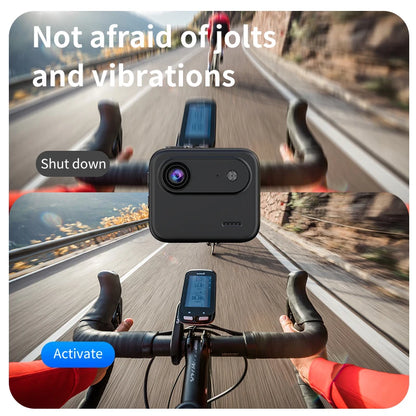 Cámara Deportiva Mini Lenovo 4K, Grabación Ultra Clara, Grabadora VLOG, Pantalla Abatible, Antivibración 143 °   Cámara de Ciclismo con Lente Gran Angular