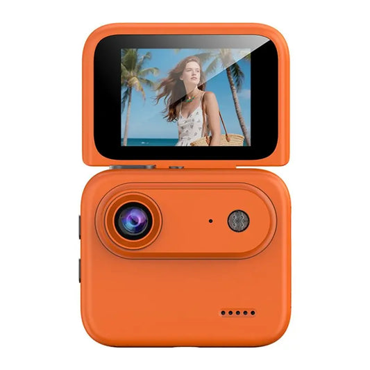 【NUEVO】Cámara de acción 4K resistente al agua, cámara de vlog con pantalla abatible HD de 2,0 pulgadas para deportes, ciclismo, viajes y grabación