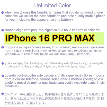 100% Original iPhone 16 Pro MAX Smartphone 6,9 "Dual SIM desbloqueado 5G teléfono celular Retina XDR OLED 6,3" 16 Pro 128GB/256GB/512GB/1T