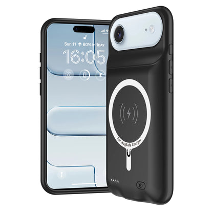 Funda de batería magnética de 10000mAh para iPhone 17 Air 17 Pro Max, funda de cargador portátil, funda de cargador de Banco de energía de carga inalámbrica