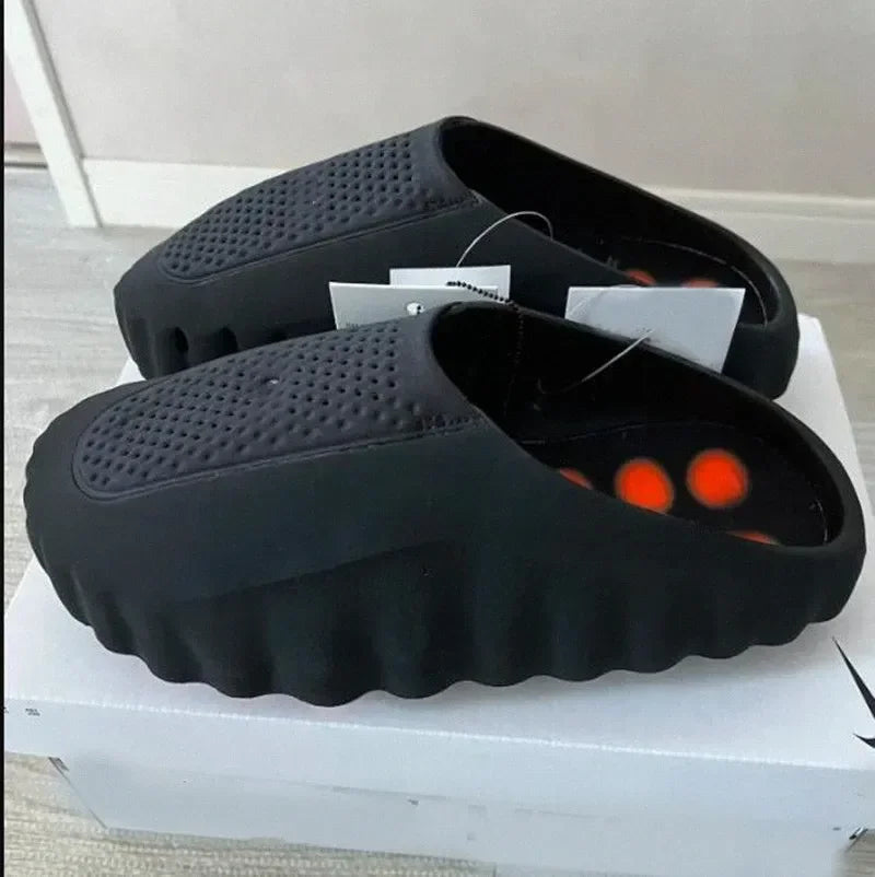 Designer Mind 001 002 Zapatillas de Running para Hombre y Mujer, Pre-competición, Tecnológicas, Cómodas, Color Rojo Solar, Negro, Cromo, Gris Humo Claro