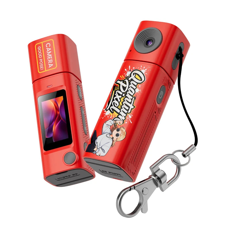 Cámara Miniatura Lenovo G10 Lipstick CCD 2K, Cámara de Acción para Estudiantes 61 °   Grabadora de Video y Fotos Gran Angular HD en Color DOPAMINE