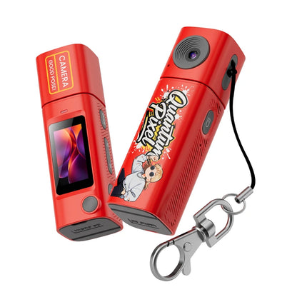 Cámara Miniatura Lenovo G10 Lipstick CCD 2K, Cámara de Acción para Estudiantes 61 °   Grabadora de Video y Fotos Gran Angular HD en Color DOPAMINE