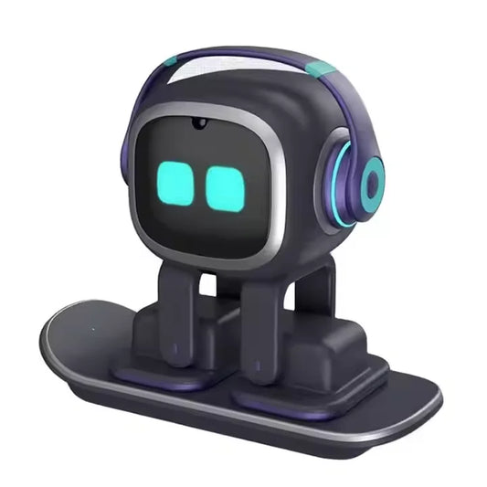 Robot Inteligente de Interacción Emocional con IA, Robot de Compañía Electrónico con Control por Voz