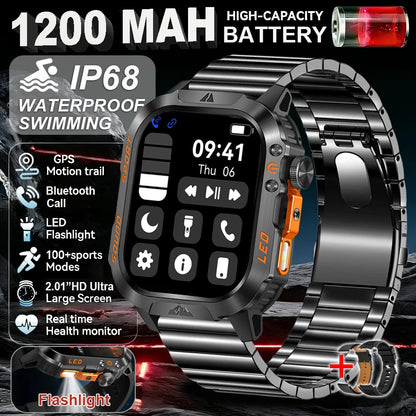 Nuevo Reloj Inteligente T-Rex 3 2026 con GPS de Grado Militar, Brújula, Llamadas Bluetooth, 1200mAh, Más de 100 Deportes