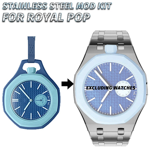 Productos en Pre-Venta: Kit de Modificación de Acero Inoxidable para S-Watch X A-P Royal Pop Pocket Changer a Reloj de Pulsera, Accesorios Personalizados
