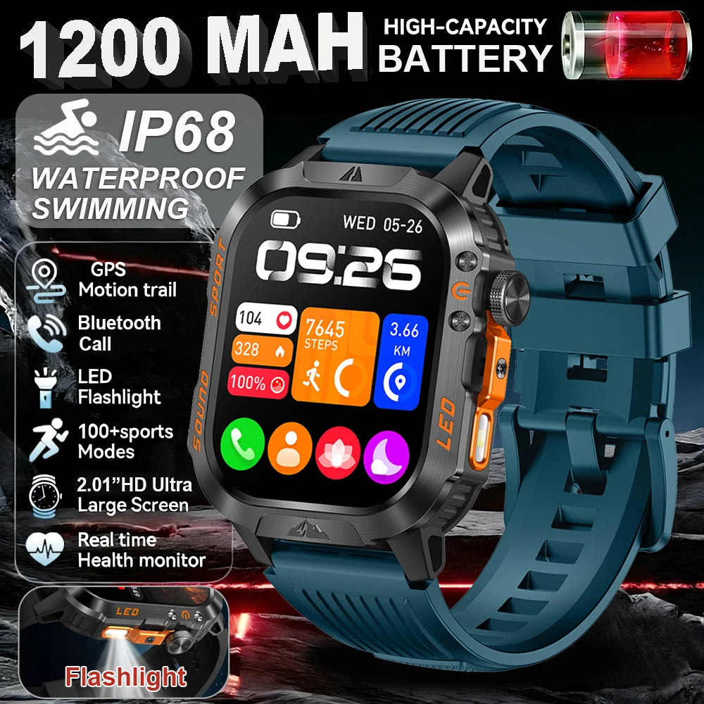 Nuevo Reloj Inteligente T-Rex 3 2026 con GPS de Grado Militar, Brújula, Llamadas Bluetooth, 1200mAh, Más de 100 Deportes